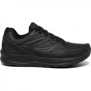 Black Saucony Echelon Walker 3 Women's Walking Shoes | ISRAEL UKJXVY