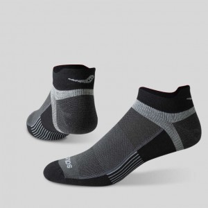 Black Saucony Inferno Liteweight 3-Pack Women's Socks | ISRAEL ODBUKP