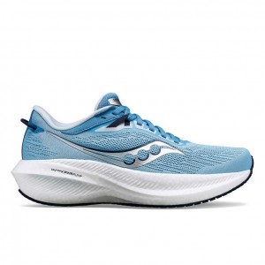 Blue Saucony Triumph 21 Women's Running Shoes | ISRAEL FGBILA