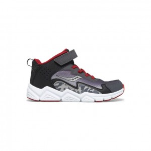 Grey Saucony Flash Mid A/C Big Kids' Sneakers | ISRAEL CYDZNH
