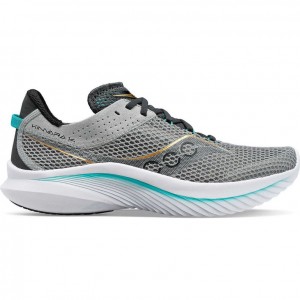 Grey Saucony Kinvara 14 Men's Running Shoes | ISRAEL RWILBO