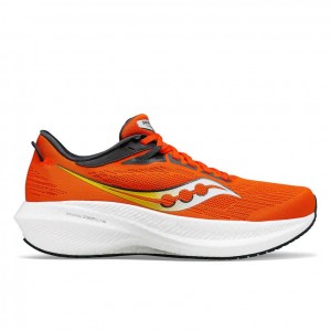 Orange Saucony Triumph 21 Men's Running Shoes | ISRAEL UMPRXN
