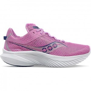 Purple Saucony Kinvara 14 Women's Running Shoes | ISRAEL WRPCVG