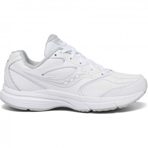 White Saucony Integrity Walker 3 Extra Women's Wide Running Shoes | ISRAEL AYXGLW