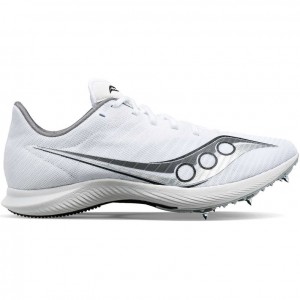 White Saucony Velocity MP Women's Running Shoes | ISRAEL WJSDCA