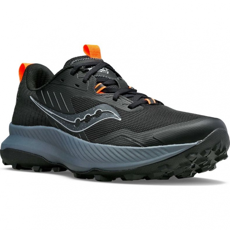Black Saucony Blaze TR Men's Trail Running Shoes | ISRAEL ELANWV