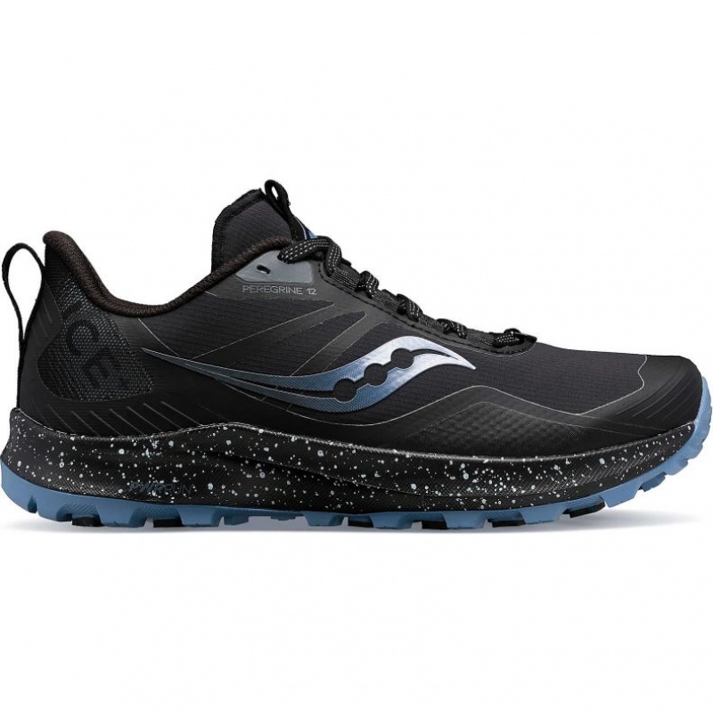 Black Saucony Peregrine ICE+ 3 Women\'s Trail Running Shoes | ISRAEL JNOBRI