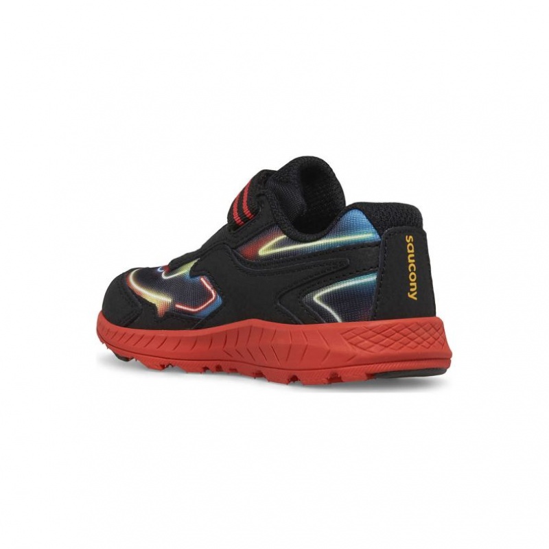 Black Saucony Ride 10 Jr. Little Kids' Sneakers | ISRAEL BRVEWG