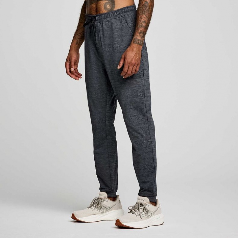Black Saucony Solstice Men's Jogger | ISRAEL CNPTQG