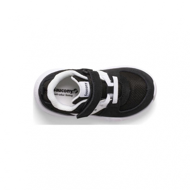 Black / White Saucony Jazz Lite 2.0 Little Kids' Sneakers | ISRAEL XVRHLI