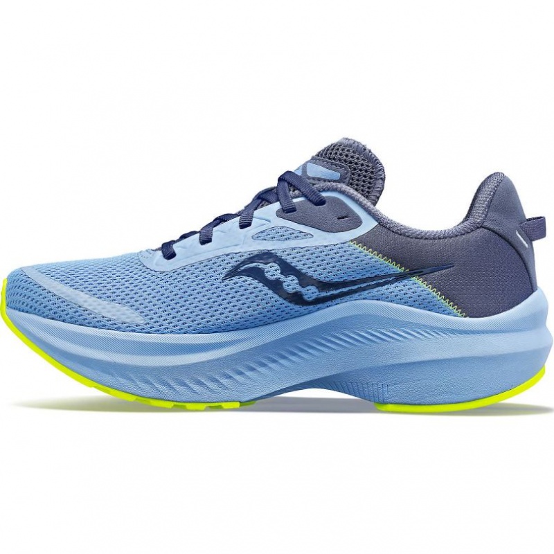 Blue Saucony Axon 3 Women's Running Shoes | ISRAEL KPTDYA