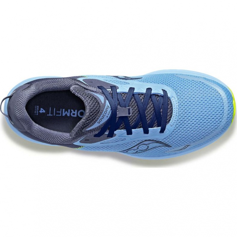 Blue Saucony Axon 3 Women's Running Shoes | ISRAEL KPTDYA