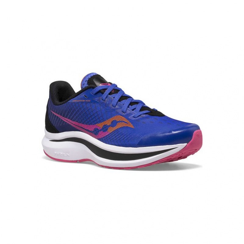 Blue Saucony Endorphin KDZ Big Kids' Sneakers | ISRAEL OCEUFZ