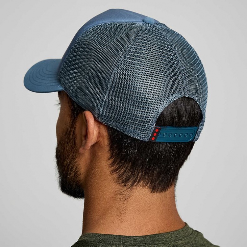 Blue Saucony Foamie Men's Trucker Hats | ISRAEL XTONSM