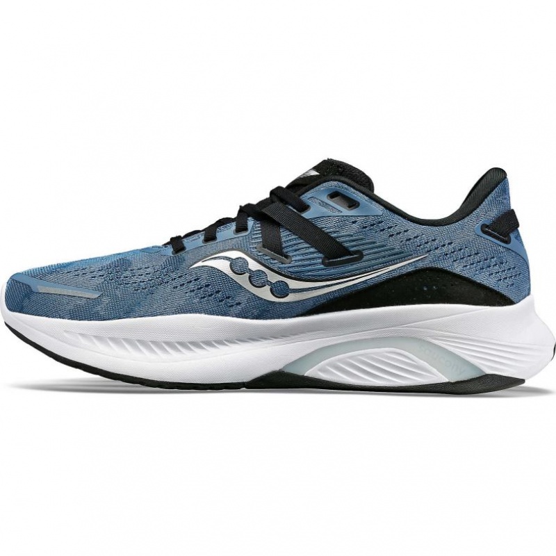Blue Saucony Guide 16 Men's Running Shoes | ISRAEL GMYUOQ