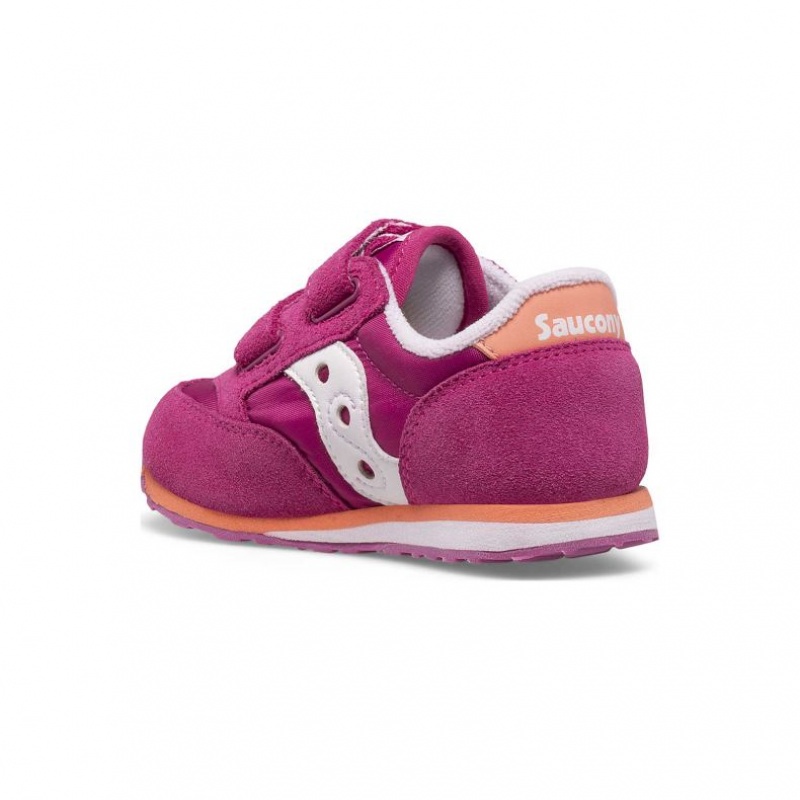 Fuchsia Saucony Baby Jazz Hook & Loop Little Kids' Sneakers | ISRAEL EYZTLA