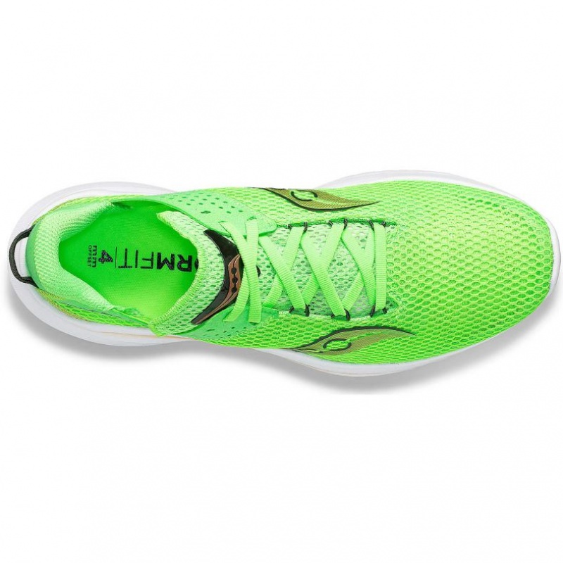 Green Saucony Kinvara 14 Men's Running Shoes | ISRAEL MKODXV