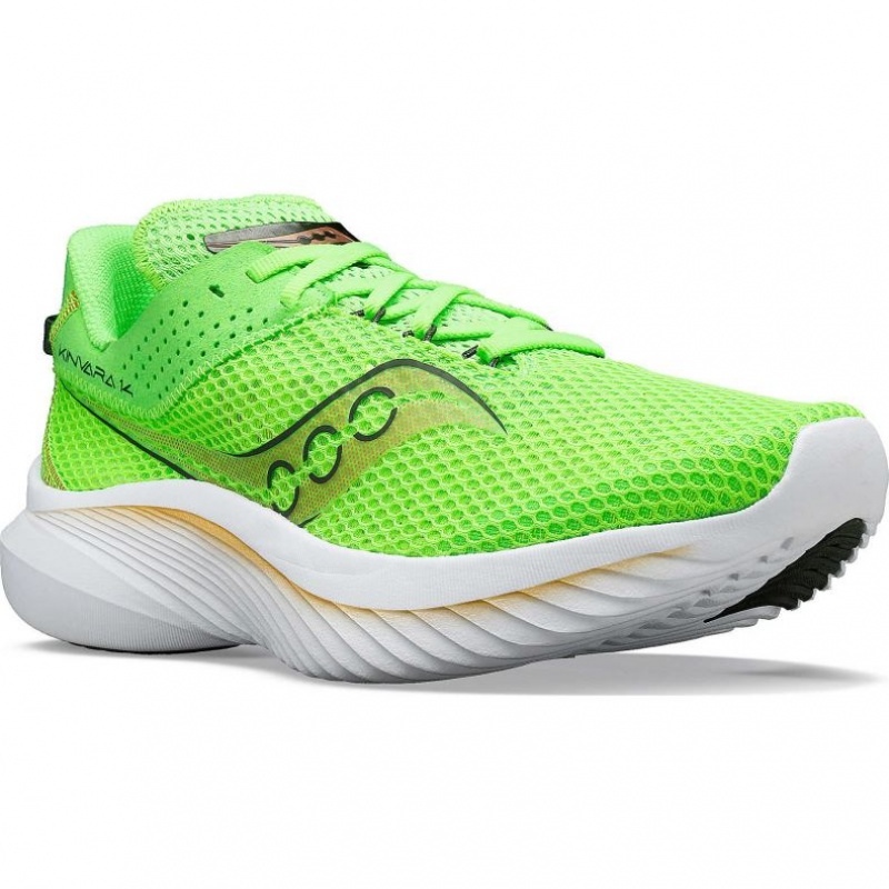 Green Saucony Kinvara 14 Men's Running Shoes | ISRAEL MKODXV