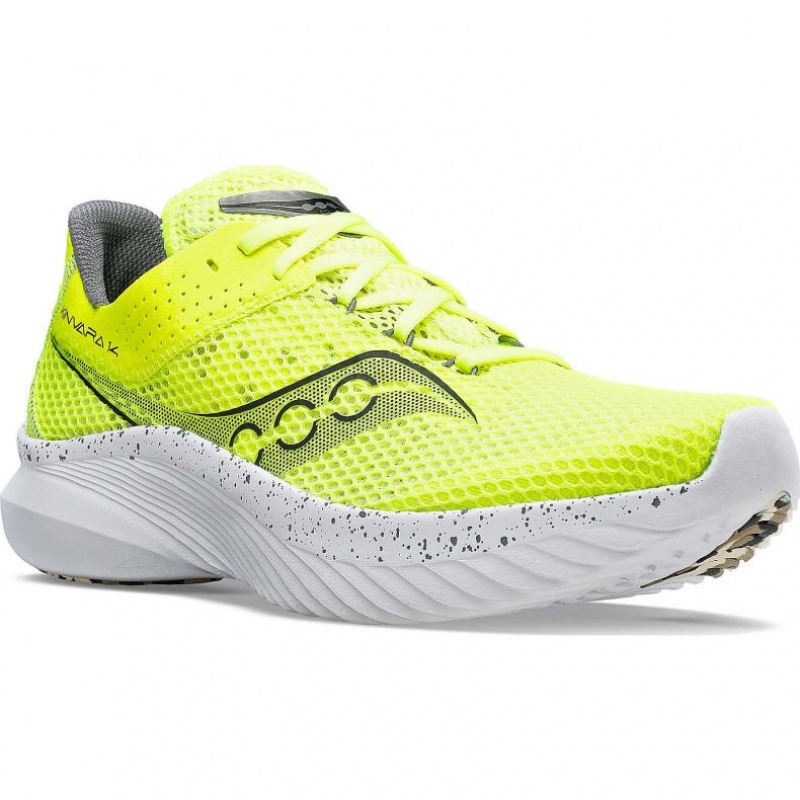 Green Saucony Kinvara 14 Men's Running Shoes | ISRAEL JOXGZR