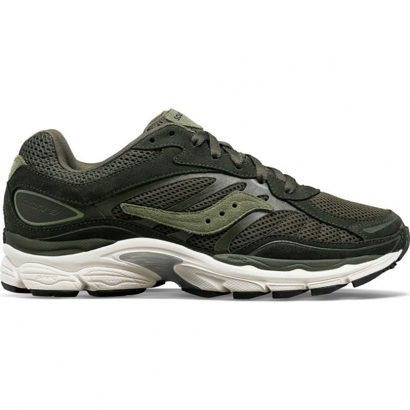 Green Saucony ProGrid Omni 9 Premium Men\'s Sneakers | ISRAEL MSLYWU