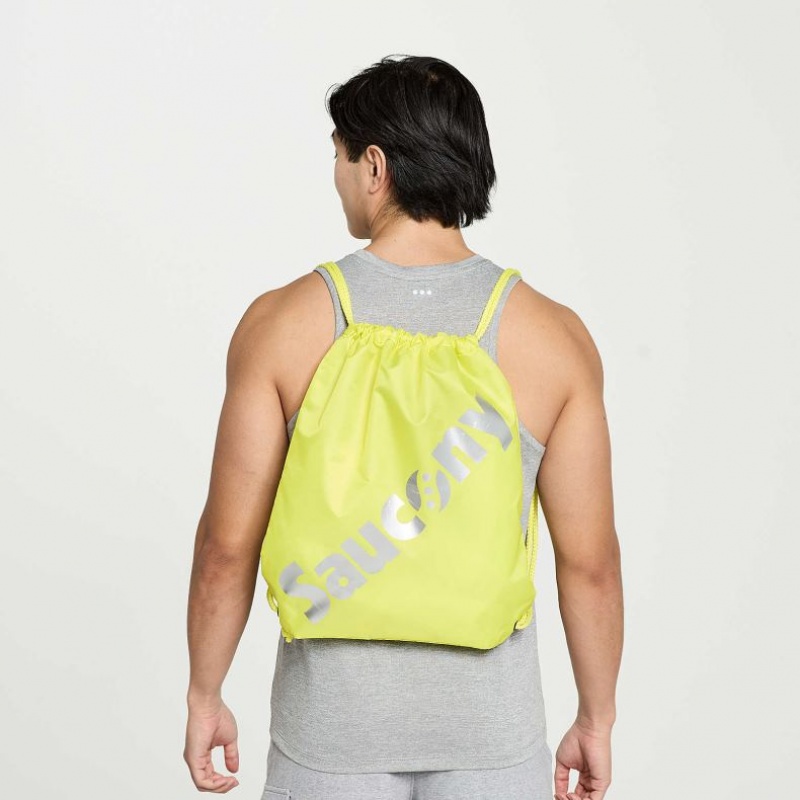 Green Saucony String Men\'s Bag | ISRAEL ZTIWJM