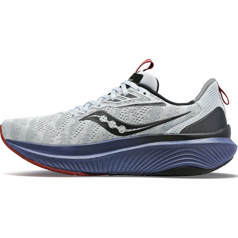 Grey Saucony Echelon 9 Men's Running Shoes | ISRAEL IRJQPH