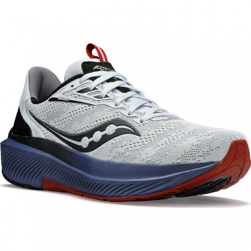 Grey Saucony Echelon 9 Men's Running Shoes | ISRAEL IRJQPH