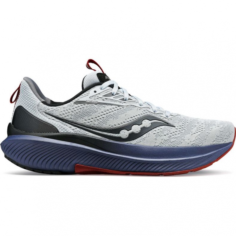 Grey Saucony Echelon 9 Men\'s Running Shoes | ISRAEL IRJQPH