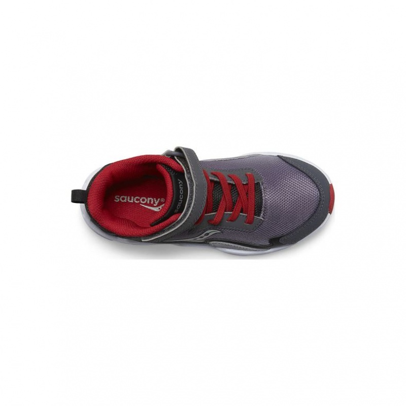 Grey Saucony Flash Mid A/C Big Kids' Sneakers | ISRAEL CYDZNH