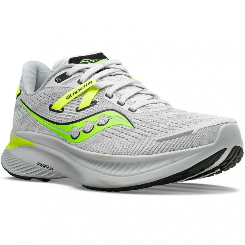 Grey Saucony Guide 16 Women's Running Shoes | ISRAEL GSZVKJ