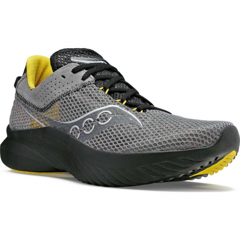 Grey Saucony Kinvara 14 Men's Running Shoes | ISRAEL JCGODZ