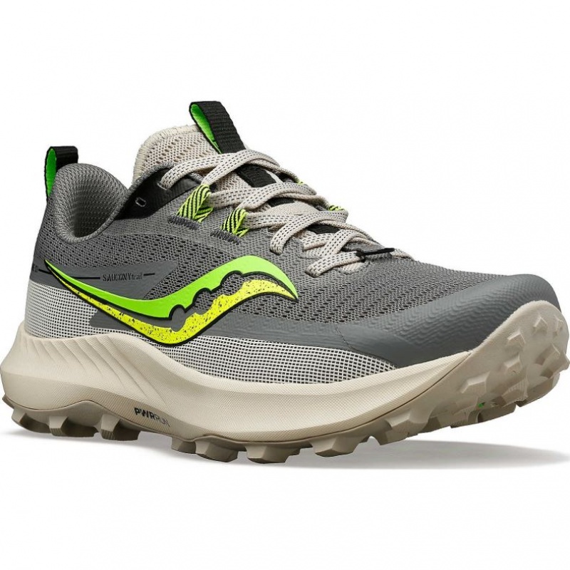 Grey Saucony Peregrine 13 Women's Trail Running Shoes | ISRAEL JUFKDM