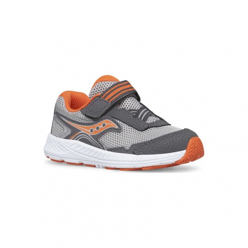 Grey Saucony Ride 10 Jr. Little Kids' Sneakers | ISRAEL CEDXUK