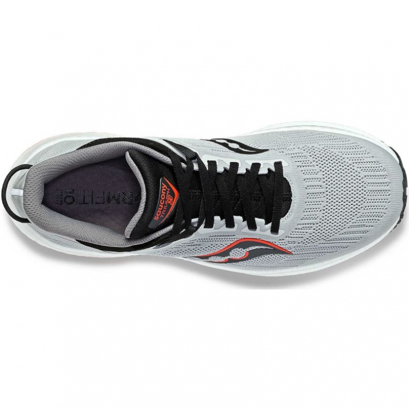 Grey Saucony Triumph 21 Men's Running Shoes | ISRAEL XYAGJE
