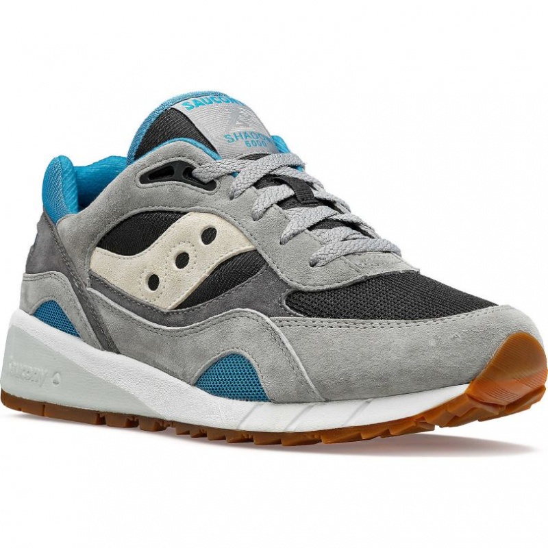 Grey / Black Saucony Shadow 6000 Women's Sneakers | ISRAEL DILOBP