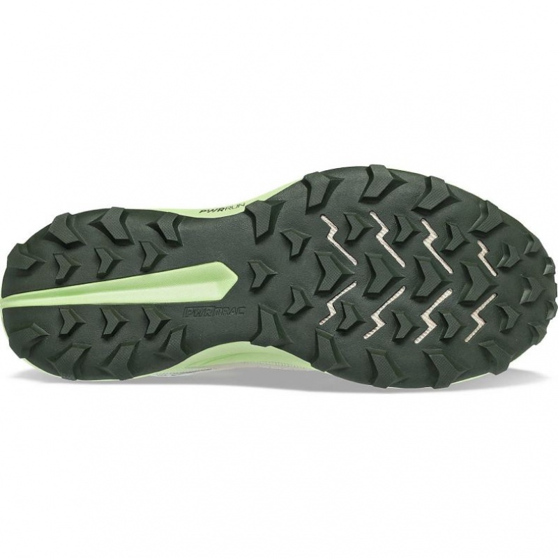 Grey / Mint Saucony Peregrine 13 GTX Men's Running Shoes | ISRAEL TXECOJ