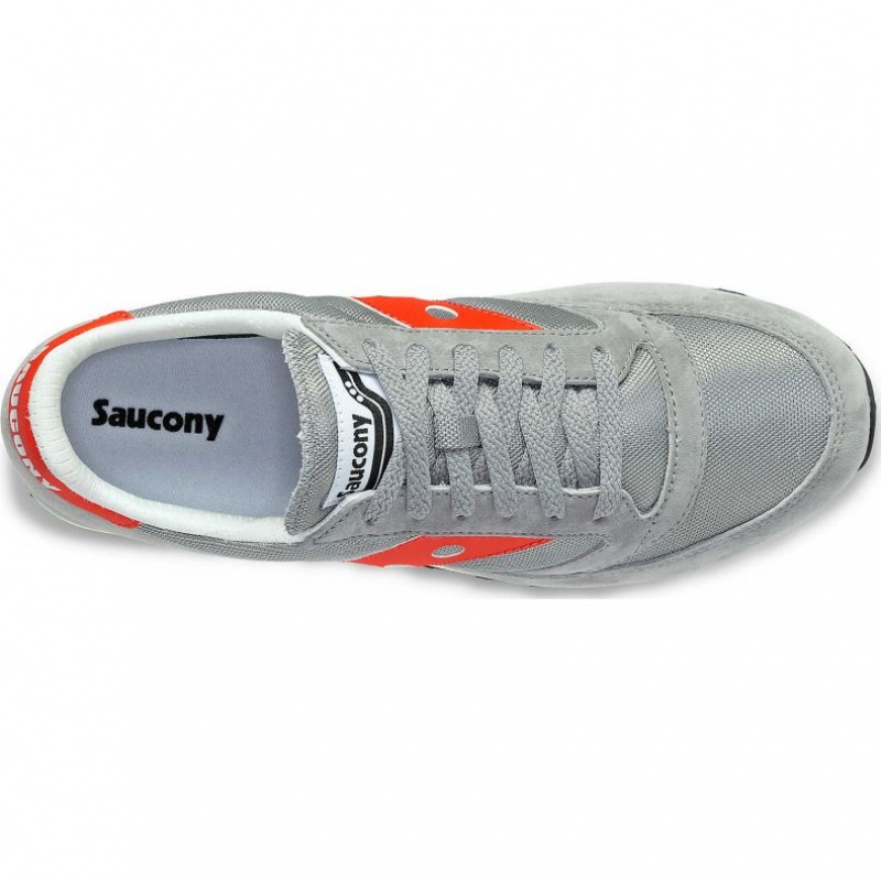 Grey / Red Saucony Jazz 81 Men's Sneakers | ISRAEL OTCRDX