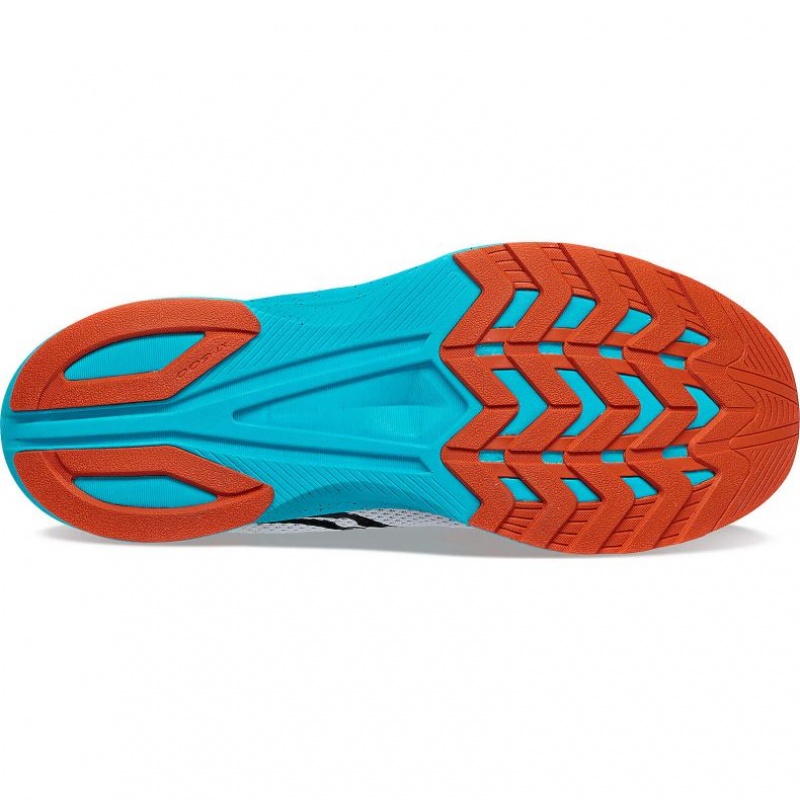 Grey / Turquoise Saucony Axon 3 Men's Running Shoes | ISRAEL HVKSNB