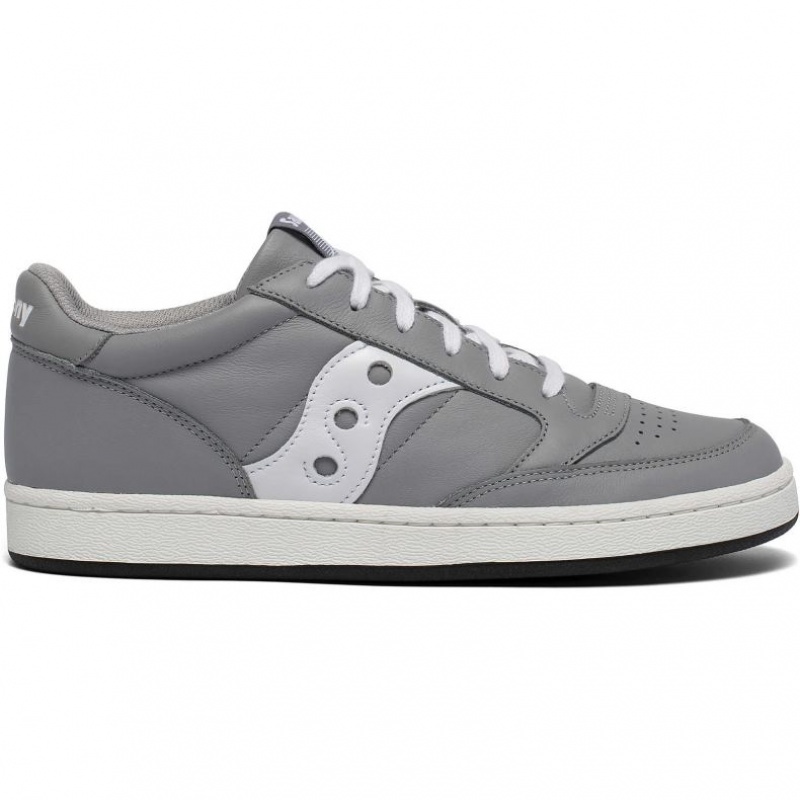Grey / White Saucony Jazz Court Women\'s Sneakers | ISRAEL UHLYJN