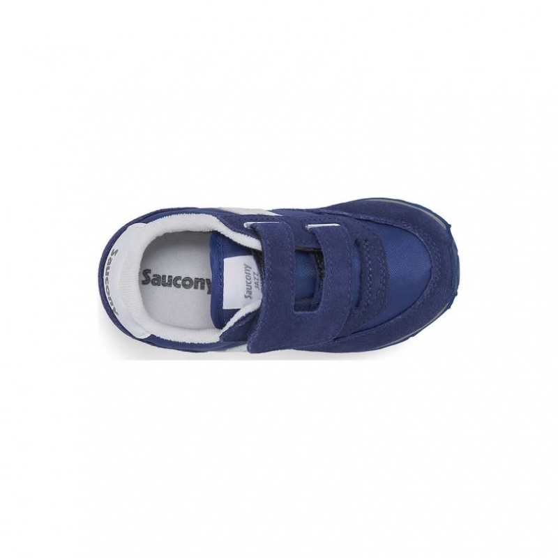 Navy Saucony Baby Jazz Hook & Loop Little Kids' Sneakers | ISRAEL PKOWCY