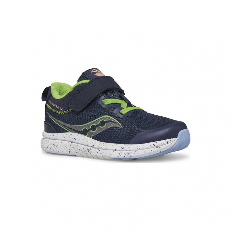 Navy Saucony Kinvara 14 A/C Jr. Little Kids' Sneakers | ISRAEL FBWKVA