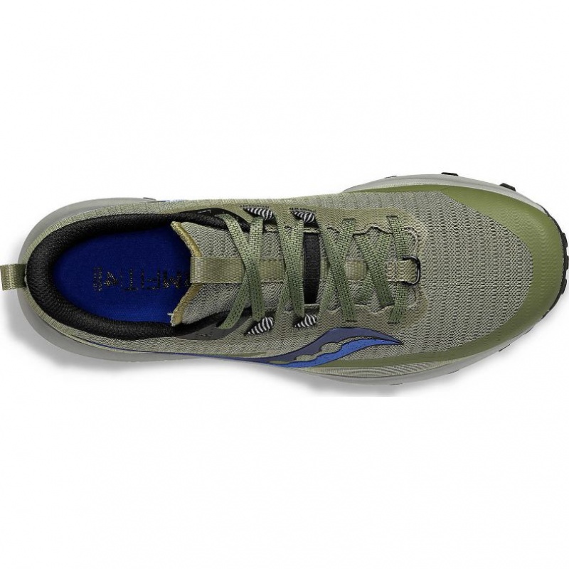 Olive Saucony Peregrine 13 Men's Trail Running Shoes | ISRAEL LHIOPV