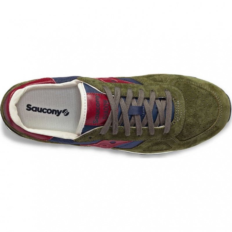 Olive Saucony Shadow Original Premium Men's Sneakers | ISRAEL WJRXPA