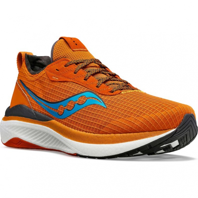 Orange Saucony Freedom Crossport Men's Running Shoes | ISRAEL AYOUNR