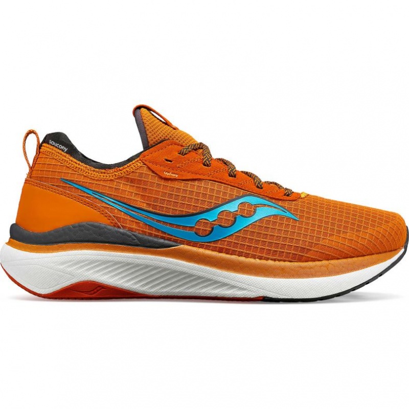 Orange Saucony Freedom Crossport Men\'s Running Shoes | ISRAEL AYOUNR