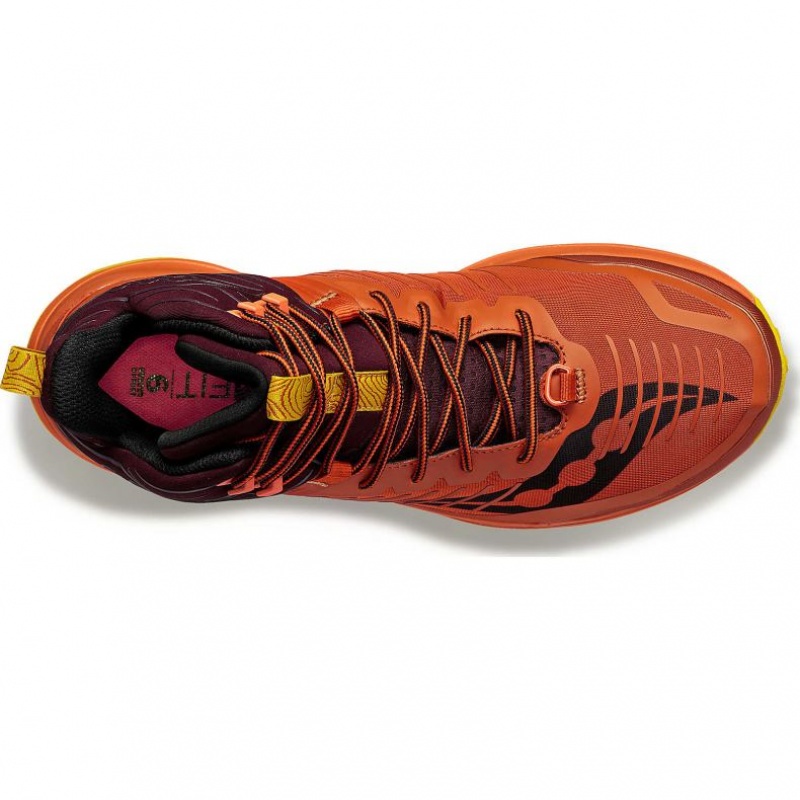 Orange Saucony Ultra Ridge GTX Men's Trail Running Shoes | ISRAEL SCYEMQ