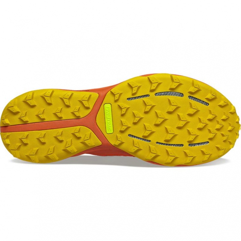 Orange Saucony Ultra Ridge GTX Men's Trail Running Shoes | ISRAEL SCYEMQ