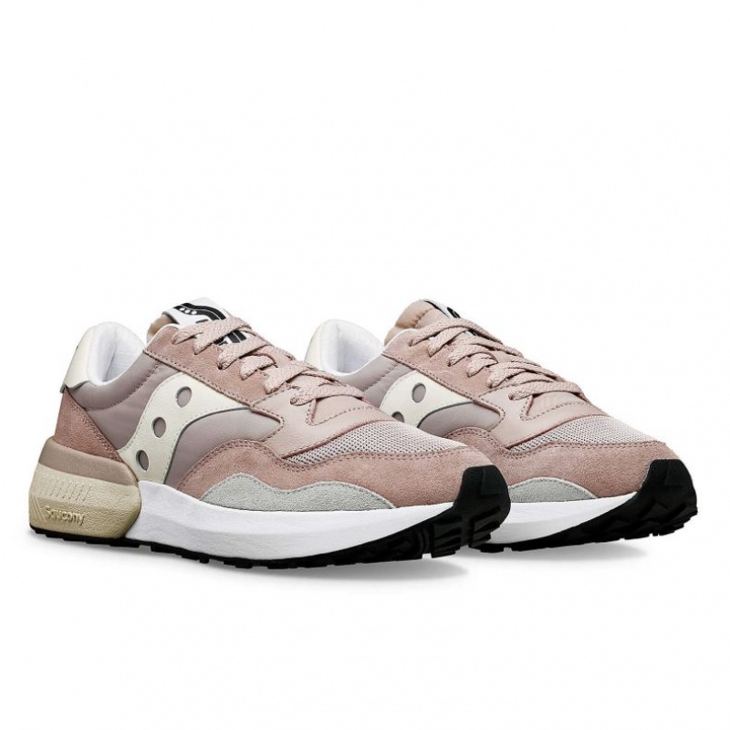 Pink / Cream Saucony Jazz NXT Men's Sneakers | ISRAEL WJNCKU