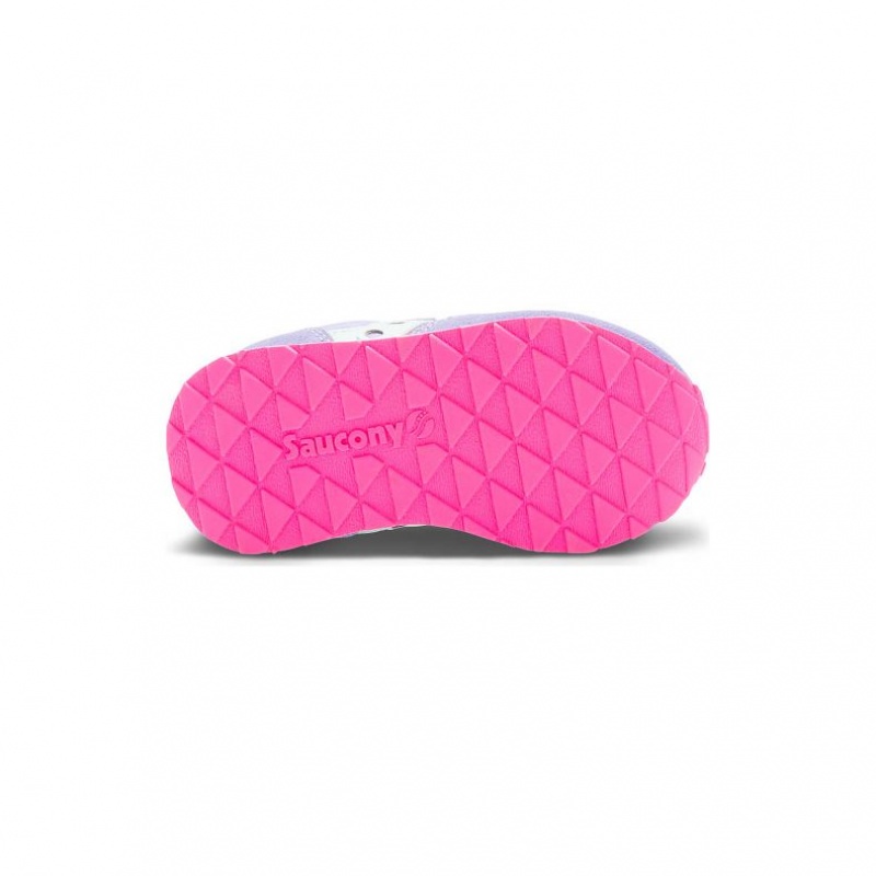 Purple Saucony Jazz Hook & Loop Big Kids' Sneakers | ISRAEL XGIEAR