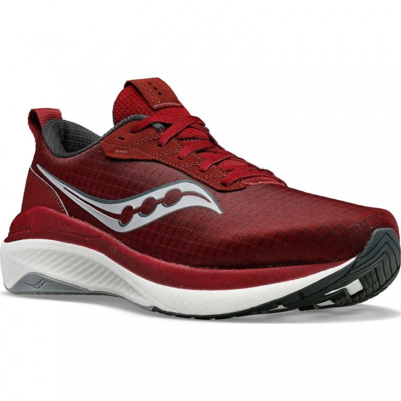 Red Saucony Freedom Crossport Men's Running Shoes | ISRAEL ZJOHDY